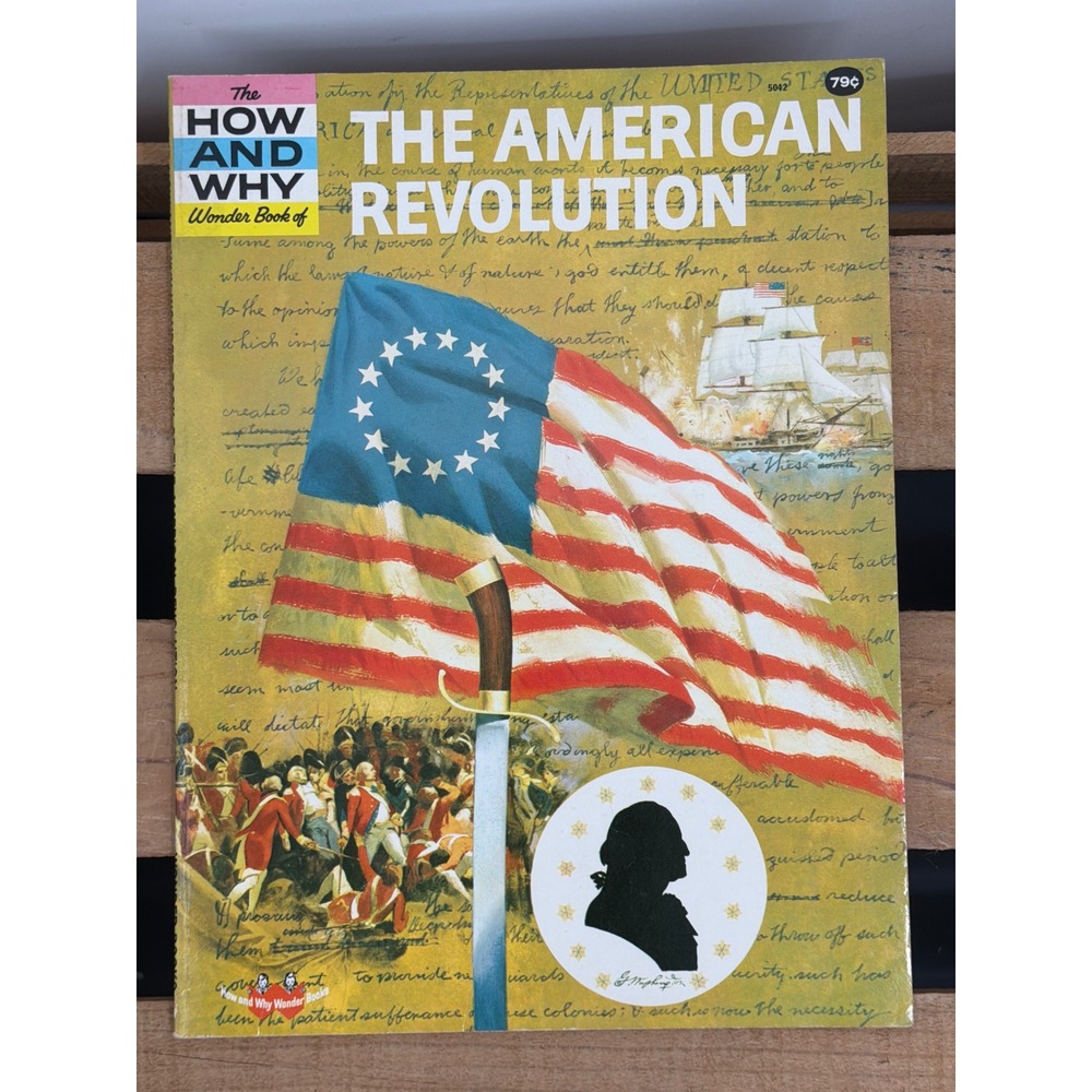 The American Revolution How and Why Wonder Book Vtg 1975 Felix Sutton Softcover
